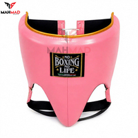 Équipement de protection pour arts martiaux en cuir premium pour adultes : Gants de boxe, protège-tête et protège-gland, pour entraînement de sparring, thème 'No Boxing No Life'