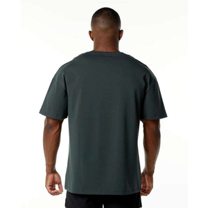 T-shirts en coton 100% de haute qualité, design décontracté, écologiques, respirants, séchage rapide, logo sur le devant, col rond, jersey tricoté, teinture unie - Product Image 3