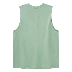 เสื้อยืดแขนกุดผู้ชาย ทรงหลวม สีพื้น ใส่สบาย น้ำหนักเบา แฟชั่นวัยรุ่น เสื้อกล้ามโชว์กล้ามเนื้อ - Product Image 6