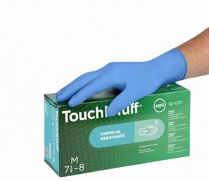 Guantes de Nitrilo Desechables Ansell 92-670, 4 Mil de Grosor, Resistentes a Desgarros, Antideslizantes, con Resistencia Superior a Salpicaduras de Químicos Peligrosos - Product Image 4