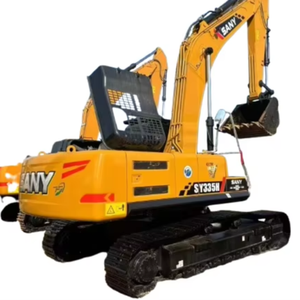 รถขุด Sany 335H มือสอง เครื่องจักรก่อสร้าง รถขุดไฮดรอลิกแบบตีนตะขาบ ชั่วโมงการทำงานต่ำ คุณภาพสูง ขาย - Product Image 1