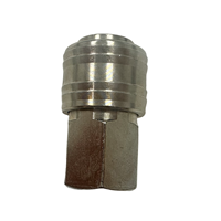 Raccords rapides pneumatiques Euro Profile DN 7.2 de style allemand, norme européenne NW 7.2, filetage femelle BSP, acier nickelé