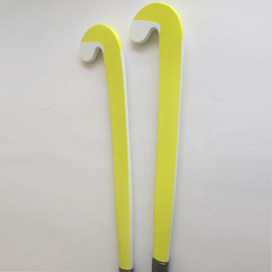 Meilleures ventes : Équipements de hockey sur gazon de qualité supérieure, longueur personnalisable, pour intérieur et extérieur, blanc et jaune avec pointe noire - Product Image 5