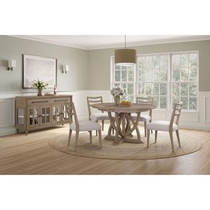 Round <b>Expandable</b> Dining <b>Table</b> for Comfortable Seating - Product Image 2