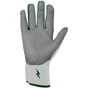 Gants de frappe Bruce-Bolt de qualité supérieure en cuir Cabretta blanc et vert, rembourrés, fermeture auto-agrippante, ambidextres, durables - Product Image 2