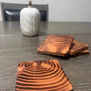 Classic Eco-Friendly Wooden <b>Coaster</b> <b>Set</b> Custom <b>Coasters</b> with Holder Durable Wooden <b>Coaster</b> Collection r Kitchenware Mats & Pads - Product Image 3