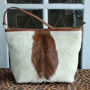 กระเป๋าถือหนังวัวแท้สำหรับผู้ชาย ดีไซน์เนอร์แฟชั่น ราคาประหยัด น้ำหนักเบา ปิดด้วยซิป ความจุ 1-1.9 ลิตร - Product Image 2