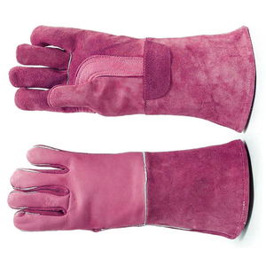 High Quality Long Sleeve Cowhide Split Leather Welder Working <b>Gloves</b> Wholesale Price Welding Hand Protection Safety Work <b>Gloves</b> - Product Image 2