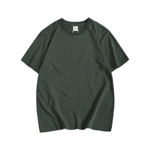 Men's <b>Black</b> Short Sleeve T-<b>Shirt</b> O-Neck Regular Fit Casual Style 100% Cotton Jersey Fabric Printed Front Logo <b>Compressed</b> - Product Image 5