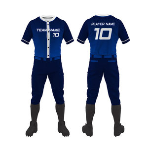 Uniforme de Béisbol Personalizado con Diseño Deportivo, Color y Talla a Medida, Nuevo Estilo, Mejor Calidad, 100% Poliéster, Transpirable y de Secado Rápido - Product Image 1