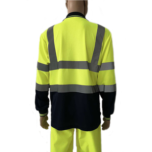 Polo de sécurité haute visibilité personnalisé et confortable, respirant, ignifuge et réfléchissant pour la vente en gros - Product Image 3