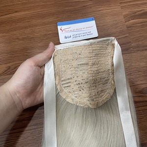 Extension de queue de cheval en cheveux humains bruts vietnamiens de qualité supérieure – Épaisse, soyeuse, aspect naturel, sans nœuds, sans perte de cheveux - Product Image 3