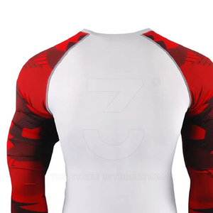 Maillots de compression ajustés de qualité supérieure pour hommes, en Spandex/Polyester, avec coutures triples, séchage rapide, pour les pratiquants avertis - Product Image 6