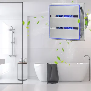 2023 lüks tasarım 230 volt paslanmaz çelik banyo Extractor Fan elektrikli panjur egzoz fanı banyo için