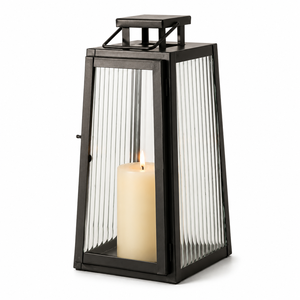 High Quality Vintage Obelisk Glass Candle Holder Elegant Antique <b>Brass</b> Finish Metal <b>Lantern</b> for Ramadan Festival Garden & Patio - Product Image 3