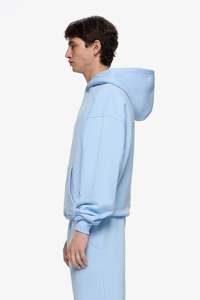 Unisex 100% Organic Cotton Printed 2-Piece <b>Oversized</b> Fleece Hoodie <b>Jogger</b> Set Quick Dry Breathable Streetwear Custom Logo - Product Image 5