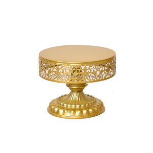Base de pastel de metal, pedestal para postres, ideal para eventos, para mesas de recepción de bodas, elegante, resistente, reutilizable, centro de mesa decorativo - Product Image 1