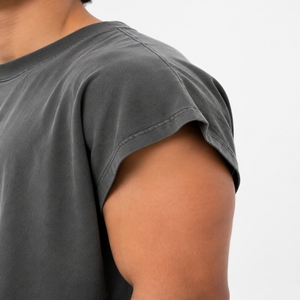 Débardeur de sport oversize sans manches pour homme, style décontracté, 100 % coton, séchage rapide, confortable - Product Image 5
