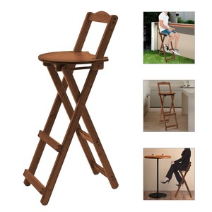 Bamboo <b>Bar</b> <b>Stool</b> <b>with</b> <b>Backrest</b> & Footrest | Wholesale Handcrafted Wooden Seating - Product Image 4