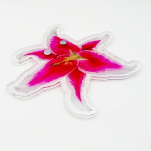 Support magnétique en acrylique personnalisé en forme de fleur pour extensions de cils, palette de rangement pour techniciennes en cils - Product Image 5