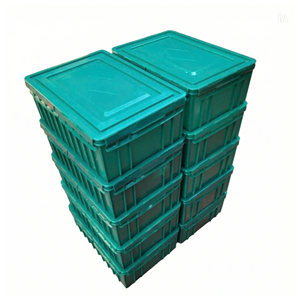 OEM Custom PP Plastic <b>Storage</b> Crate <b>Stackable</b> Industrial Parts <b>Container</b> - Product Image 5