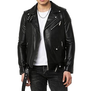 Blouson décontracté grande taille en similicuir PU avec fermeture éclair, finition teinte/délavée, col montant personnalisé, imperméable et respirant, service OEM pour l'hiver - Product Image 5