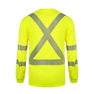 เสื้อเชิ้ตนิรภัยแบบสะท้อนแสง รุ่น Type R Class 3 ระบายอากาศได้ดี แห้งเร็ว แขนยาว คุณสมบัติที่ดีที่สุด สมบูรณ์แบบ - Product Image 5