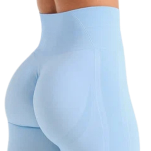 Leggings de Yoga de Cintura Alta Sin Costuras para Mujer, Pantalones Deportivos Elásticos para Gimnasio, Correr, Ropa Deportiva Transpirable con Control de Abdomen y Flexibilidad - Product Image 4