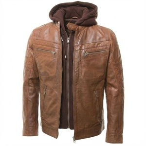 Veste bomber pour homme tendance, nouvelle collection, avec grandes poches, très populaire, de haute qualité, veste en cuir de luxe sur mesure pour homme - Product Image 1