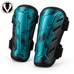 High Quality Athletic <b>Shin</b> <b>Pads</b> Impact Resistant Shell Adjustable Soft Inner Padding Customizable Leg Guards for Comfortable - Product Image 5