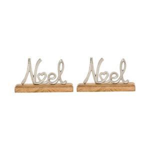 Panneau en bois avec lettres Gluck, en métal argenté, décoration de table, objet décoratif artisanal moderne, articles de décoration intérieure moderne - Product Image 2