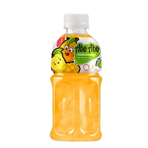 Bebida de coco Premium con jugo de mango y Nata de Coco Abo Fresh, jugo de alta calidad en botella para beber personalizada - Product Image 1