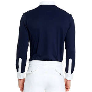 Camisa Ecuestre Transpirable de Corte Ajustado para Hombre con Cierre de Velcro y Mangas Largas para Competición - Product Image 3