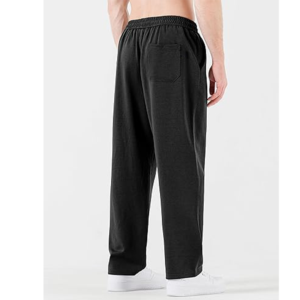 Pantalones Deportivos de Hombre Estilo Streetwear, Joggers con Diseño de Grafiti y Salpicaduras de Pintura, Logotipo Personalizado, 100% Algodón, Corte Acampanado - Product Image 2