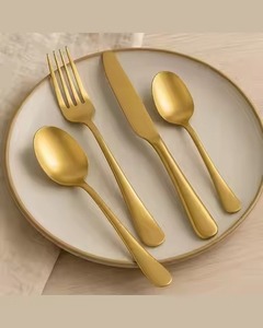 Collection de Vaisselle Élégante : Ensemble de Couverts Métalliques Cuillère Fourchette et Service Complet, Conçu pour les Besoins de la Table Moderne - Product Image 3