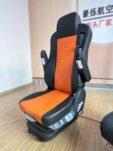 مقاعد سائق الشاحنة المريحة بنظام التعليق الهوائي، جلد عالمي مع تهوية وتدفئة، راحة ومتانة، تعديل السيارات - Product Image 5