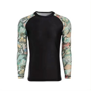 Chemise de sport à manches longues pour homme, 100% polyester, séchage rapide, noire, taille adulte - Product Image 6