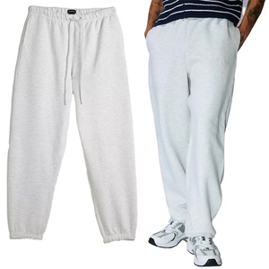 Pantalon de survêtement vierge de haute qualité taille haute ceinture élastique maigre hommes Polyester/coton peigné léger confortable piste - Product Image 6