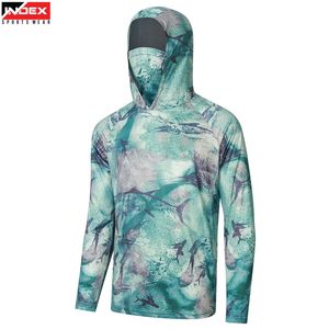 Sudadera con Capucha Transpirable para Pesca al Aire Libre, Camisa con Capucha de Manga Larga con Protección UV para Pescadores - Product Image 1