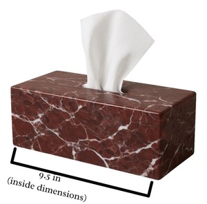 Portapañuelos de Resina de Lujo, Elegante Cubierta para Caja de Pañuelos para Hoteles, Villas e Interiores Residenciales - Product Image 2