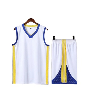 Ensemble de maillots de basket-ball respirants, légers et durables de haute qualité, unisexe, pour équipe de club, uniformes d'entraînement professionnels, imprimés, à manches courtes - Product Image 3