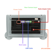 Estéreo Universal para Auto de 10 Pulgadas, Reproductor de DVD, Radio, Navegación, Unidad Principal de 4 Núcleos, GPS, Amplificador, Carplay, Android Auto con Perillas