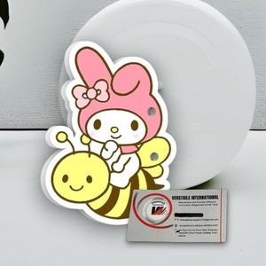 Tuiles magnétiques pour cils en acrylique, motif cœur, papillon, ovale, fleur, éco-responsables, réutilisables, marque privée Hello Kitty Honey Bee - Product Image 6