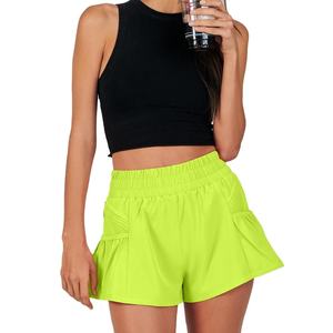 Los Más Vendidos, Pantalones Cortos Deportivos para Mujer, Ideales para Entrenamiento, Running, Fitness, Gimnasio, Yoga, Tejido Liso - Product Image 1