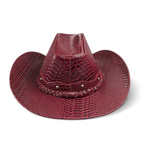 Sombrero de vaquero cómodo y a la moda para exteriores, diseñado para uso práctico y con un estilo elegante. - Product Image 1