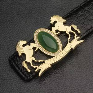 Cinturón de Cuero Genuino de Vaca para Hombre, Clásico, Casual, de Primera Calidad, Longitud Ajustable, Hebilla de Acero, Ecológico, Resistente y Duradero - Product Image 2