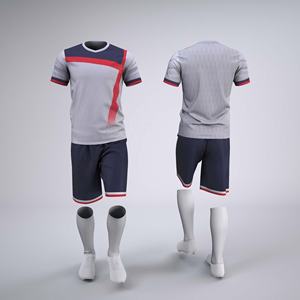 ชุดฟุตบอลทีมตามสั่งผู้ผลิตชุดฟุตบอลขายส่งเสื้อฟุตบอลผู้จัดจำหน่ายชุดฟุตบอลพิมพ์ลายระเหิดบริการปรับแต่ง N - Product Image 1
