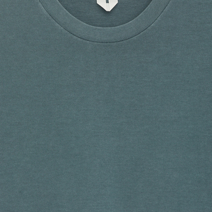 Camiseta de Hombre Lisa de Alta Calidad, Algodón Duradero de Peso Medio, Cuello Redondo Acanalado, Ajuste Holgado, Absorbe la Humedad, Hombro Caído, Estilo Urbano - Product Image 4