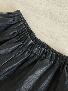 FANAN – pantalon en cuir pour femmes, élastique, taille haute, droit, à jambes larges, vêtements chauds pour le bureau, nouvelle collection hiver - Product Image 6