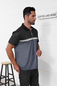 Fast Turnaround Supplier Manufacturer Casual Solid Knitted Polyester Front Logo Anti-Pilling Fully Customized Shirt - Product Image 4